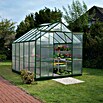 Vitavia Gewächshaus (3,21 x 2,57 x 2,3 m, Farbe: Smaragd, Polycarbonat, 4 mm)