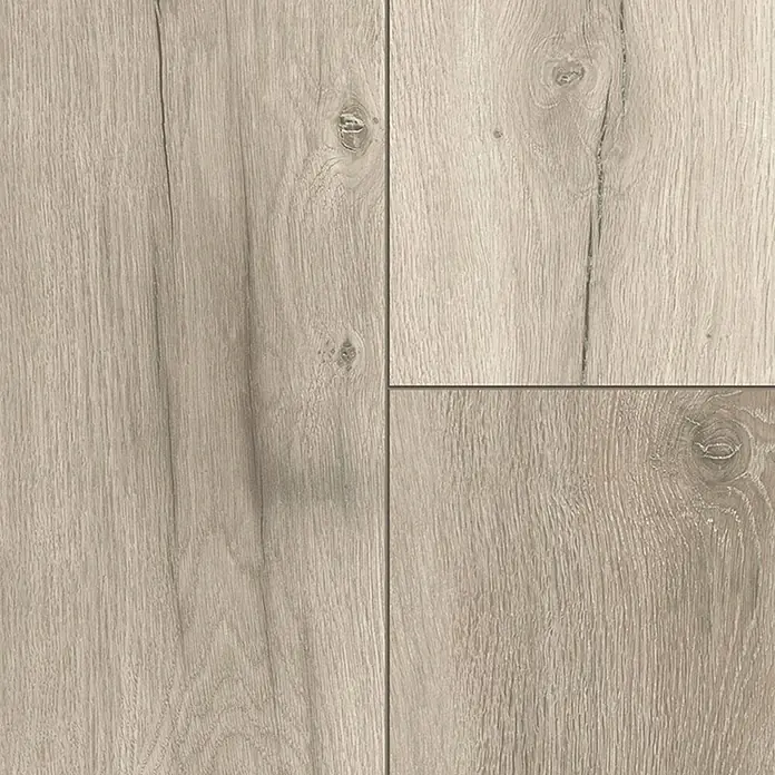 LOGOCLIC Designboden Element Flex - Eiche Alexia, Landhausdiele, 1.288 x 239 x 7 mm - Close-up des Holzmuster auf dem Laminatboden, der eine natürliche und warme Ästhetik für jeden Raum bietet.