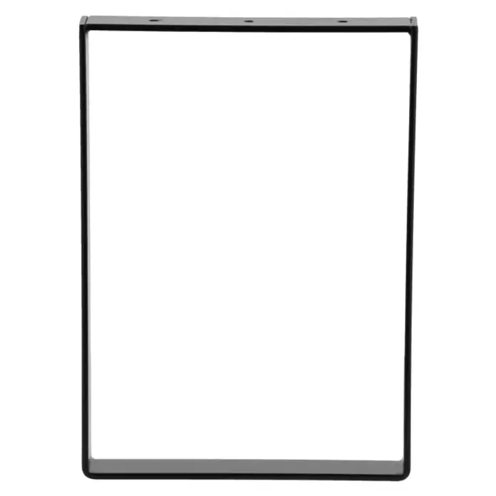 Möbelfuß Strong - L x B x H: 4 x 25 x 35 cm, Traglast: 250 kg, Stahl, Schwarz