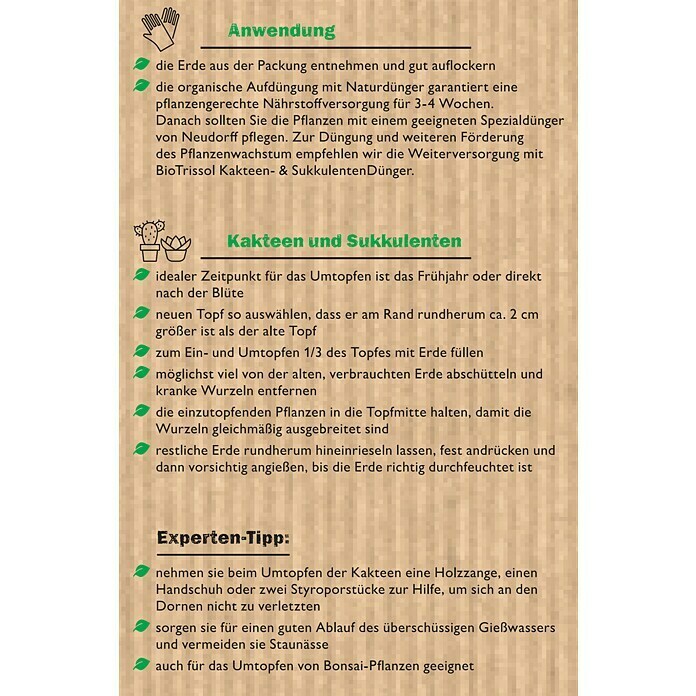 Neudorff NeudoHum Kakteenerde (3 l, Torffrei) | BAUHAUS