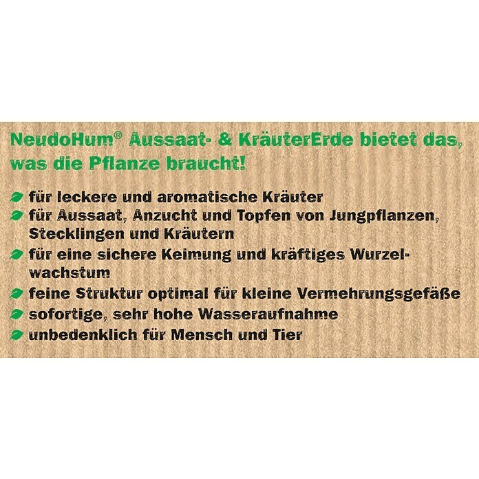 Neudorff NeudoHum Aussaat- & Kräutererde (10 l, Torffrei) | BAUHAUS