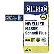 Cimsec Nivelliermasse Schnell Plus (20 kg, Schichtdicke: 2 - 20 mm)