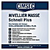 Cimsec Nivelliermasse Schnell Plus (20 kg, Schichtdicke: 2 - 20 mm)