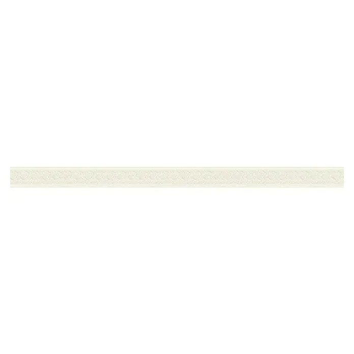 A.S. Création Only Borders 11 Tapetenborte Ornament - L x B: 5 m x 4 cm, Kunststoff, Perlmutt - Eine Nahaufnahme einer zarten Bordüre mit floralen Mustern, ideal als dekoratives Element für verschiedene Designprojekte.