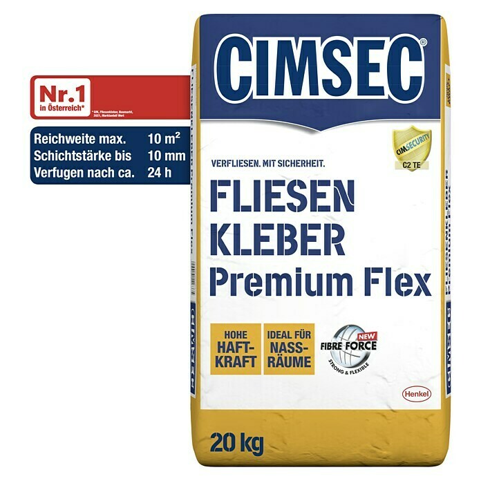Cimsec Fliesenkleber Premium Flex (20 kg)