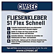 Cimsec Fliesenkleber S1 Flex Schnell (5 kg)