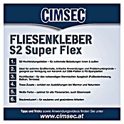 Cimsec Fliesenkleber S2 Super Flex (20 kg)