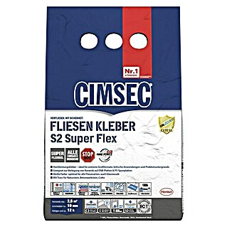 Cimsec Fliesenkleber S2 Super Flex (5 kg)