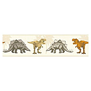 AS Creation Only Borders 11 Tapetenborte Dinos (Beige/Orange, Tieroptik, 5 x 0,13 m, Vlies)