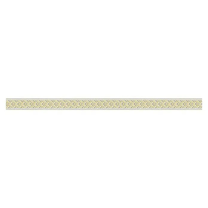 A.S. Création Only Borders 11 Tapetenborte Ornament - Kunststoff, Gold/Silber - Ein dekoratives Bordürenmuster mit einem kunstvollen floralen Design und einem hellen Farbschema für ein elegantes Erscheinungsbild.