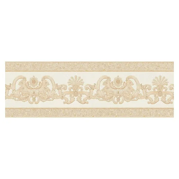 A.S. Création Only Borders 11 Tapetenborte - Beige/Creme - Edler Wandbordüre mit klassischem Dekor. Die Bordüre ist in sanften Beigetönen gehalten und verleiht jedem Raum einen Hauch von Eleganz.
