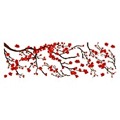 Adhesivo para pared Red Ramage (Rojo, 1 mm x 83 cm)