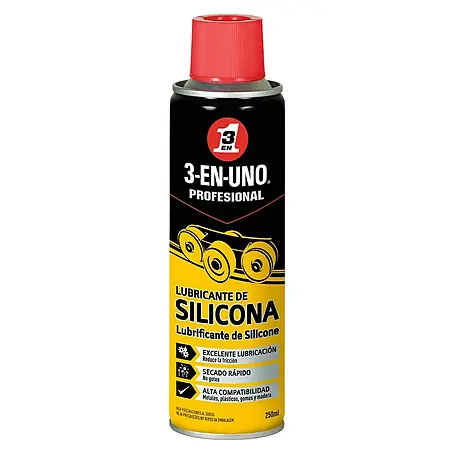 3 en 1  Spray lubricante de silicona