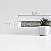 A.S. Création Only Borders 11 Tapetenborte Ornament (Graphit/Silber, 5 x 0,1 m, Vlies) | BAUHAUS