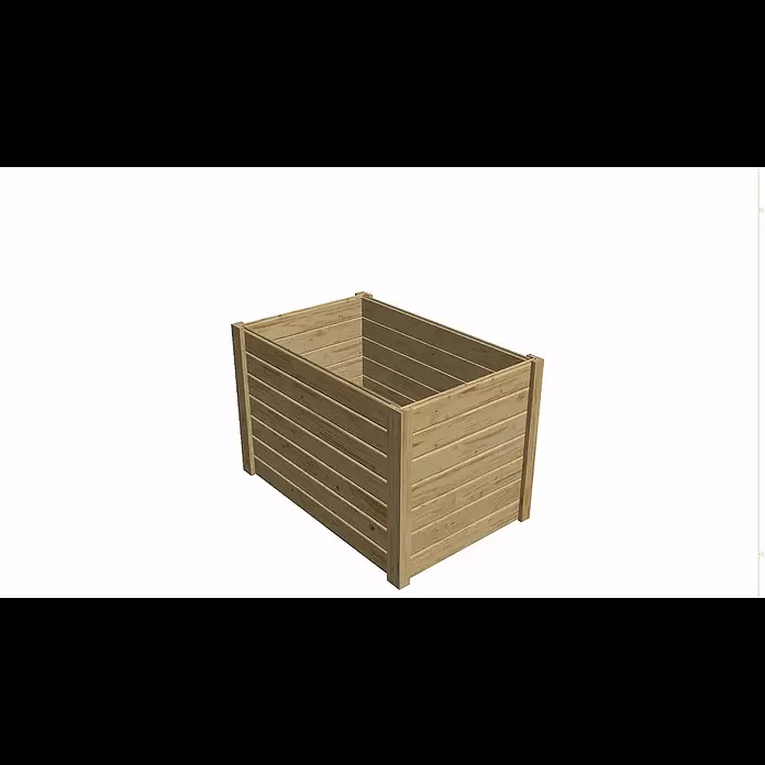 Karibu Hochbeet - 98 x 65 x 64 cm, Holz, Natur - Aufbau-Video