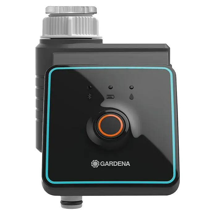 Gardena Bewässerungscomputer Bluetooth - Bewässerungsdauer: 1 min - 480 min - Gardena Bewässerungssteuerung mit modernem Design und intuitiver Bedienung. Ideal für die automatische Gartenbewässerung.
