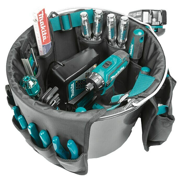 Makita Eimertasche E-15497 (L x B x H: 470 x 80 x 320 mm, Schwarz/Blau) | BAUHAUS