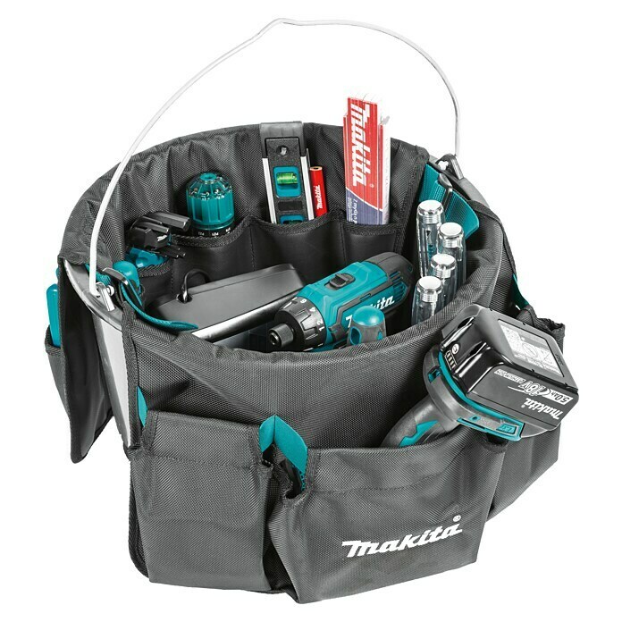 Makita Eimertasche E-15497 (L x B x H: 470 x 80 x 320 mm, Schwarz/Blau) | BAUHAUS