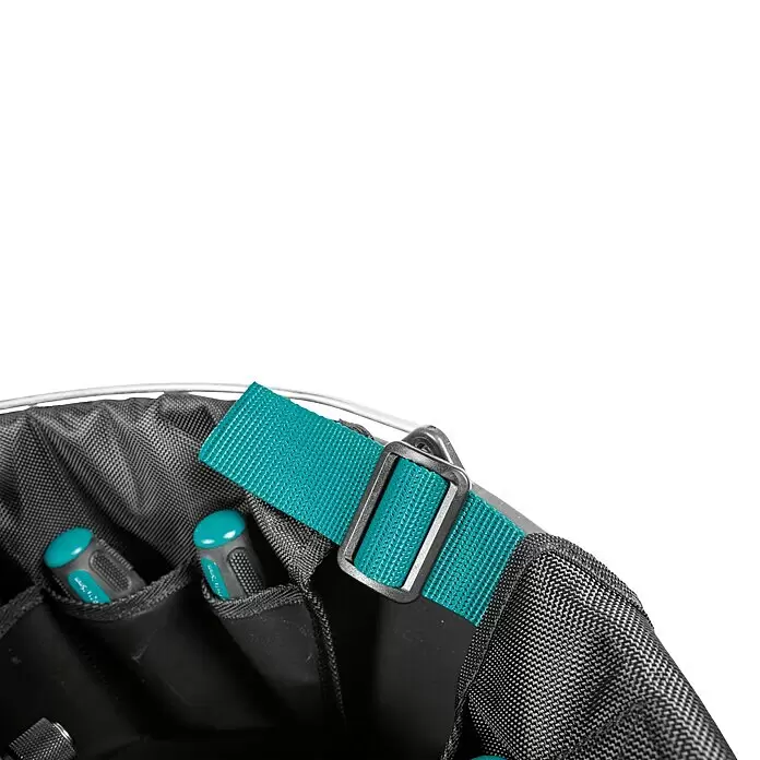 Makita Eimertasche E-15497 - L x B x H: 470 x 80 x 320 mm, Schwarz/Blau - Detailaufnahme