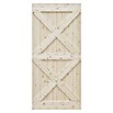 Radex Holzschiebetür Barn Door Loft Rustic (95 x 210 cm, Kiefer, Natur, Motiv: XX) | BAUHAUS