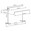 Standmarkise Henri (Anthrazitgrau, Breite: 3,95 m, Ausfall: 3 m) | BAUHAUS