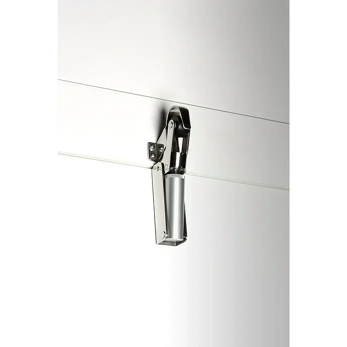 Justor Retenedor para puerta y ventana FR1 - Plateado, Carga soportada: 6 kg - Este tope de puerta de acero inoxidable es un accesorio funcional y elegante para cualquier hogar. Evita que las puertas se cierren de golpe.