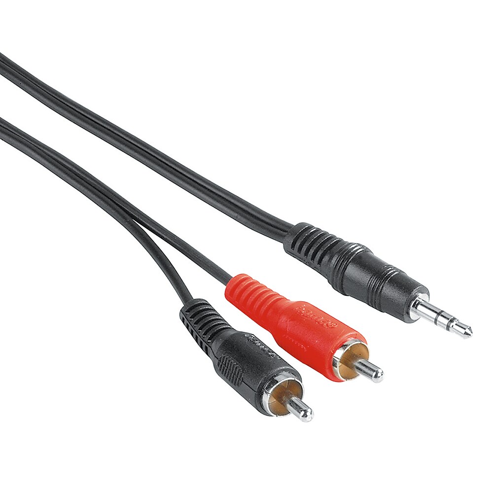 Hama Verlängerungskabel 3m – Audio-Klinke Auf Klinke, Schwarz, Für MP3-Player & Verstärker