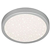 Briloner LED-Deckenleuchte rund RUNA (18,5 W, Ø x H: 28 x 4 cm, Silber, Neutralweiß) | BAUHAUS