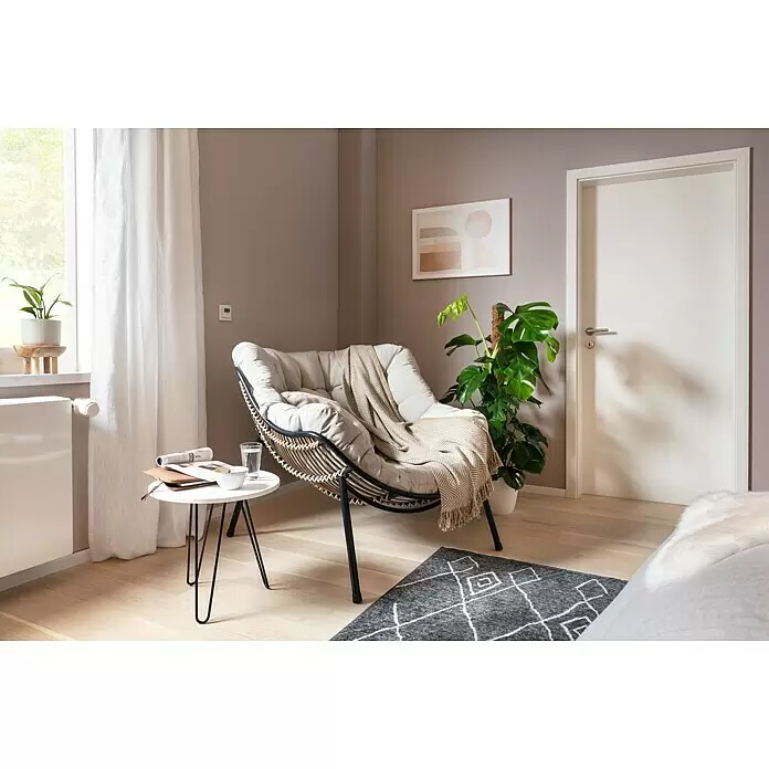 Kilsgaard Türzarge Typ 3 - 860 x 1.985 mm, Wandstärke: 290 mm, DIN Anschlag: Links, Weiß lackiert, ähnlich RAL 9010 - Stimmungsaufnahme