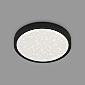 Briloner LED-Deckenleuchte rund RUNA (24 W, Ø x H: 38 x 5 cm, Schwarz, Neutralweiß) | BAUHAUS