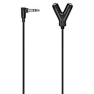 Hama Adaptador de audio (Longitud del cable: 0,12 m)