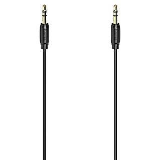 Hama Cable jack (Largo: 1,5 m, Contactos con chapado dorado)