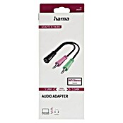 Hama Audio-Adapter 2 x Klinkenstecker - 1 x Klinkenkupplung (Kabellänge: 0,15 m) | BAUHAUS