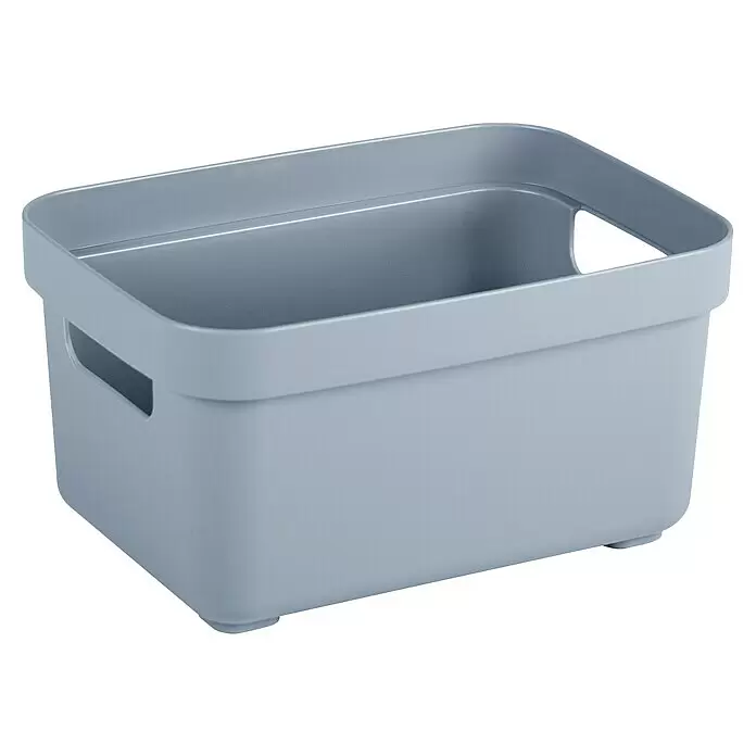 Sunware Aufbewahrungsbox Sigma HomeL x B x H: 17,7 x 12,8 x 9,3 cm, Kunststoff, Blaugrau