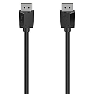 Hama Cable DisplayPort (Negro, 1,5 m, Hasta 21,6 Gbit/s)