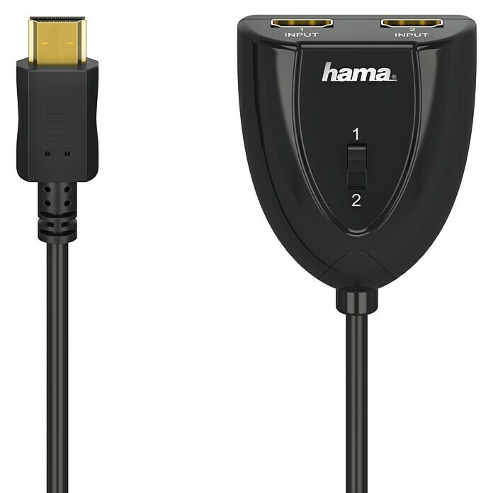 Hama HDMI-Umschalter 2x1 (Vergoldete Kontakte) | BAUHAUS