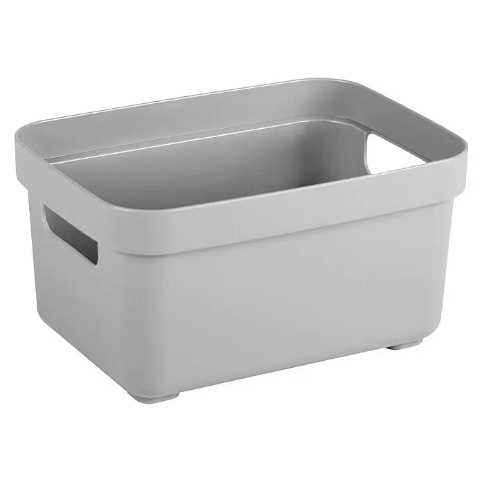 Sunware Aufbewahrungsbox Sigma HomeL x B x H: 17,7 x 12,8 x 9,3 cm, Kunststoff, Hellgrau