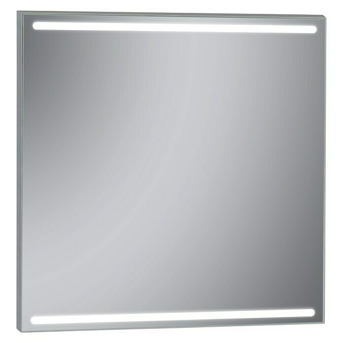 Camargue Espejo con luz LED Nanga (Dimensiones (An x Al): 80 x 80 cm, Transformador)