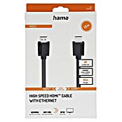 Hama HDMI-Kabel High Speed mit Ethernet (Schwarz, 1,5 m, 18 Gbit/s) | BAUHAUS