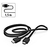 Hama HDMI-Kabel High Speed mit Ethernet (Schwarz, 1,5 m, 18 Gbit/s) | BAUHAUS