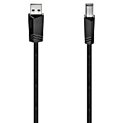 Hama USB-Kabel Typ-A-Stecker auf Typ-B-Stecker (3 m, Schwarz) | BAUHAUS