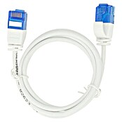 Hama Netzwerk-Kabel Flexi-Slim (Länge: 0,75 m, Weiß, RJ45-Stecker, Bis zu 10 Gbit/s) | BAUHAUS