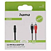 Hama Audio-Adapter 2 Cinch-Stecker - 3,5-mm-Klinken-Kupplung (Kabellänge: 0,1 m) | BAUHAUS