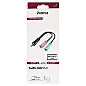 Hama Audio-Adapter 1 x Klinkenstecker - 2 x Klinkenkupplung (Kabellänge: 0,15 m) | BAUHAUS