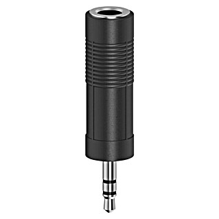 Hama Audio-Adapter 3,5-mm-Klinken-Stecker - 6,3-mm-Klinken-Kupplung (1 Stk.)