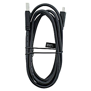 Hama USB-Kabel USB 3.2 Gen1 (1,5 m, USB A-Stecker, USB C-Stecker, Schwarz, Bis zu 10 Gbit/s)