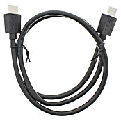 Hama HDMI-Kabel High Speed mit Ethernet (Schwarz, 0,75 m, 18 Gbit/s) | BAUHAUS