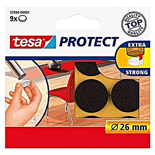 Tesa Podložna pločica od filca Protect (9 Kom., Smeđa)