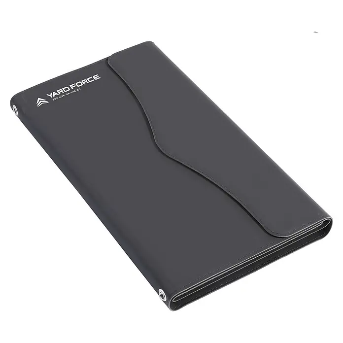 Yard Force Solar-Powerbank LX PB21 - 48,1 Wh, 65 x 28,5 x 1,5 cm - Die graue Yard Force Dokumententasche bietet eine elegante Möglichkeit, wichtige Unterlagen unterwegs stilvoll zu transportieren und zu schützen.
