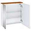 Astor Spek Spiegelschrank (B x H: 60,2 x 61,6 cm, Ohne Beleuchtung, Holz, Weiß/Holzoptik) | BAUHAUS
